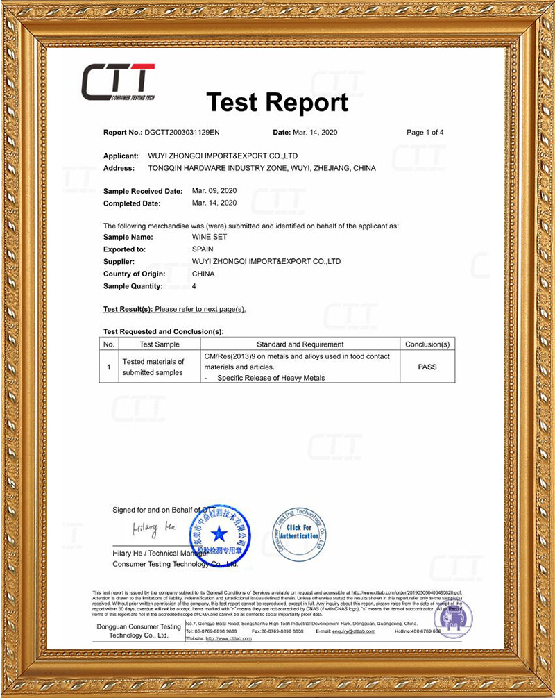 Certification Certification